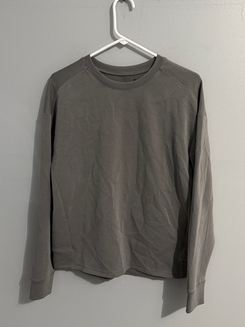 Alaskan Hardgear Shirt Mens Small Long Sleeve Soft Gray Crewneck Outdoors Thick